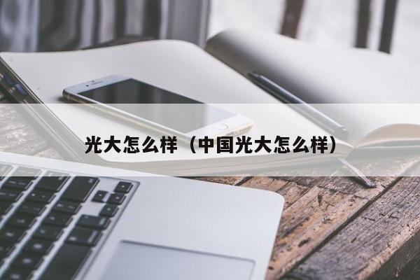 光大怎么样（中国光大怎么样）
